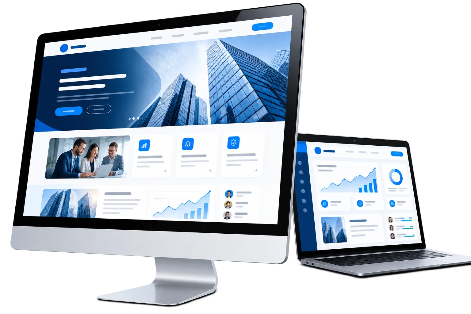 Corporate Business Website project preview